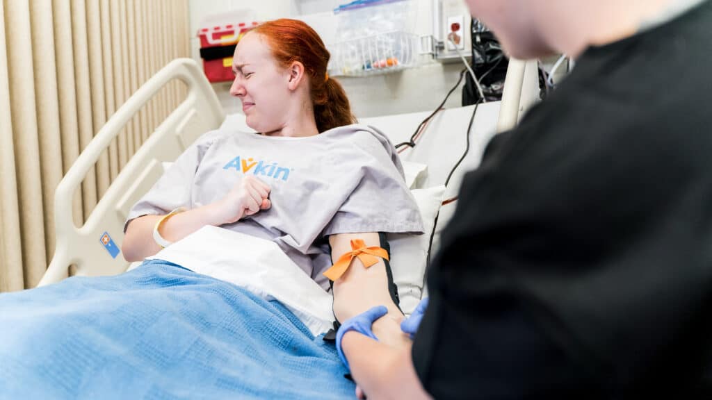 wearable IV simulator