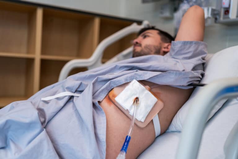 The Avthor lets learners practice many facets of caring for chest tubes.