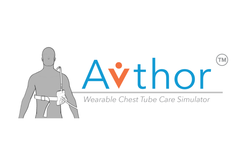 Avthor, wearable Chest Tube Simulator