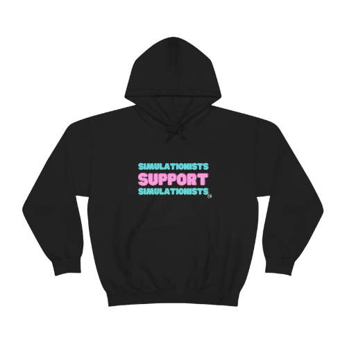 Simulationists Support Simulationists Hoodie - Avkin